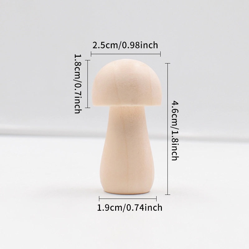 Handcrafted Wooden Mushroom DIY Toy for Kids | Kids Crafts & DIY Toys