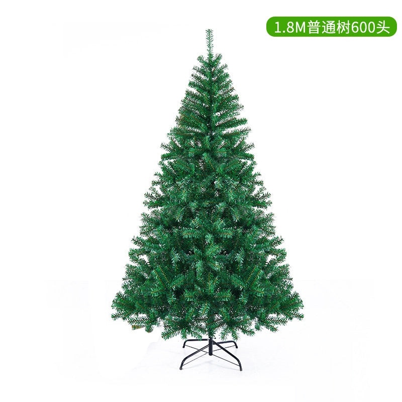 Christmas Green Tree Decoration for Home Hotel Mall Large Red Ornament|Holiday Decorations