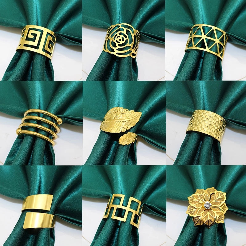 Stylish Geometric Metal Napkin Holder Single Piece|Home Decor & Kitchen Accessories