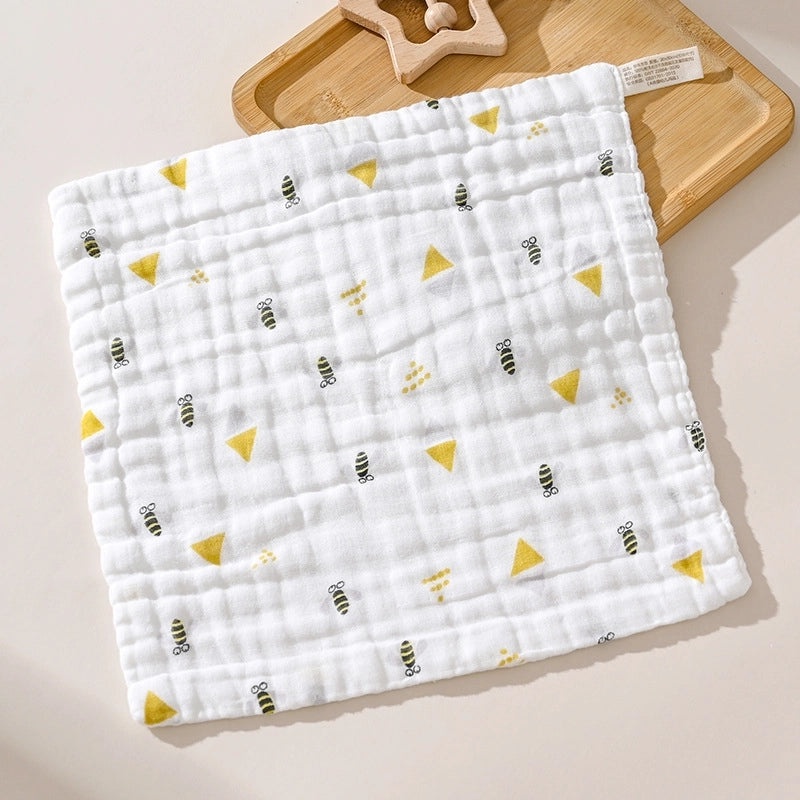 Adorable Cartoon Fruit and Fish Baby Burp Cloths Soft Infant Accessories|Baby Essentials