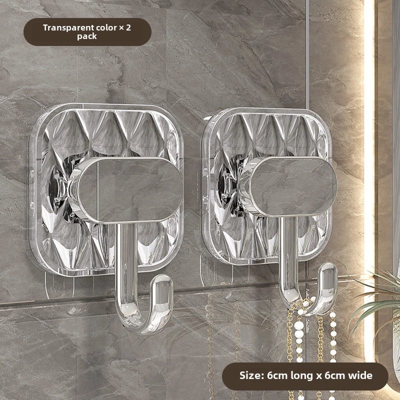 Strong Adhesive Transparent Door Hangers for Clothes Towels Kitchen Non-Perforated Dormitory Use | Home Organization Accessories