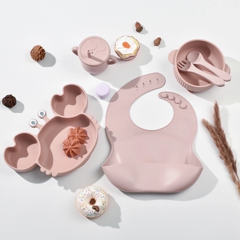 Casual Vacation Solid Color Silicone Tableware Single Piece Set|Kitchen & Dining