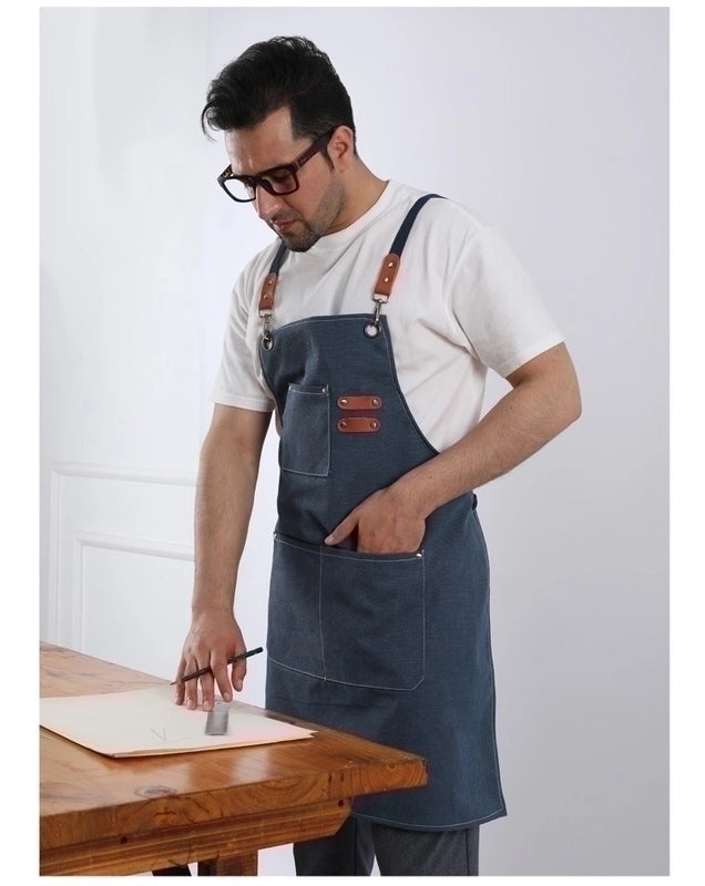 Vintage Plain Fabric Apron 1pc|Kitchen & Dining Accessories