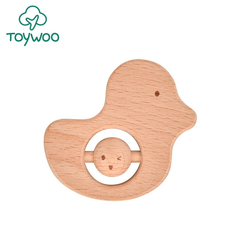 Wooden Hand Rattles Set of 4 Infant Musical Toys Early Learning Baby Toys | Baby & Toddler Toys