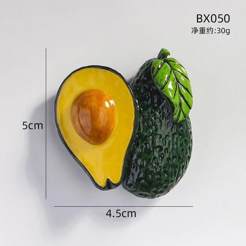 Cartoon Food Resin Fridge Magnet Cute Kitchen Decoration|Home & Living Accessories