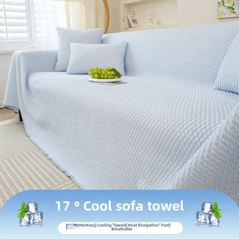 Cool Summer Sofa Cover, Anti-Cat Scratch, Modern Simple Design, Multifunctional Sofa Bed Protection|Home & Living