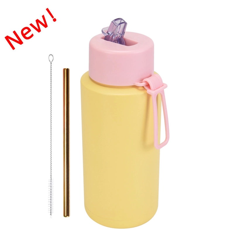 Insulated Stainless Steel Thermos Mug in Solid Colors for Everyday Use|Drinkware & Thermoses