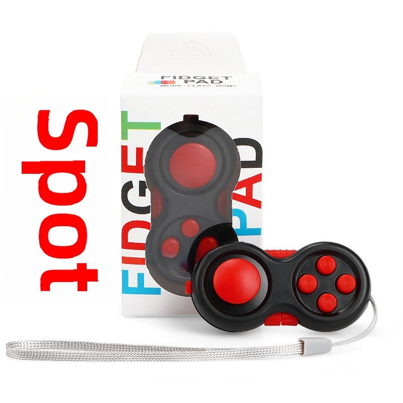 Second Generation Rubik's Cube Stress Relief Fidget Button Handle Toy | Fidget Toys & Stress Relief Gadgets