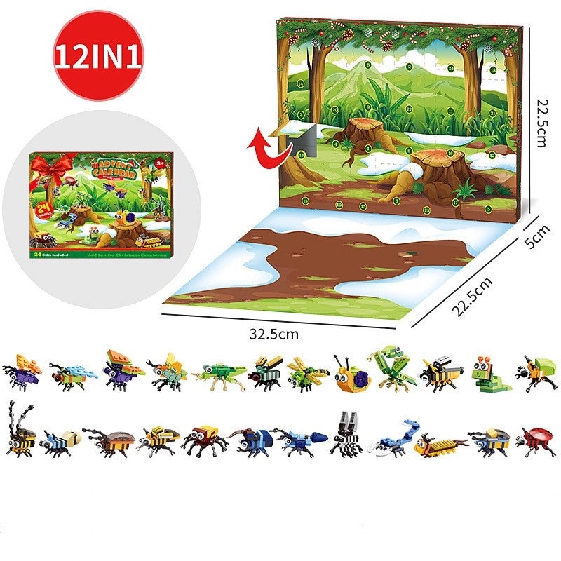 Christmas Surprise Blind Box Animal Dinosaur Insect Plastic Toys | Toys & Games
