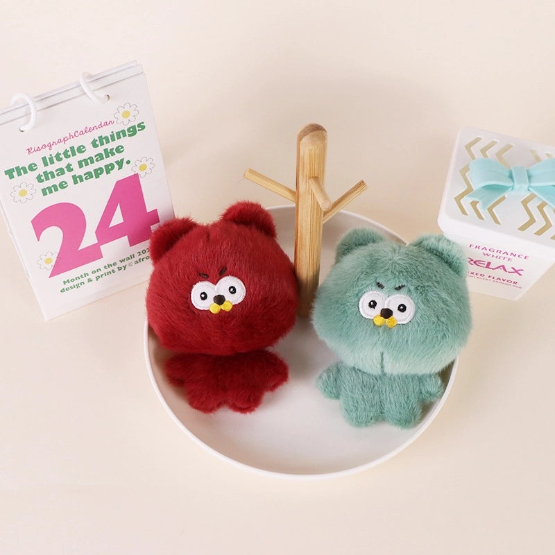 Cute Angry Chicken Plush Toy Keychain for Claw Machine | Plush Toys & Keychains