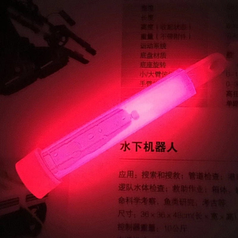 4-inch 6-angle Glow Stick with Hook for Emergency and Military Use | Outdoor & Tactical Gear