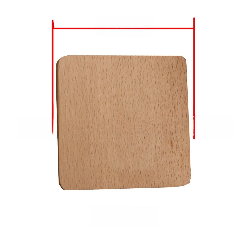 Engraved Wooden Tea Coaster Set Japanese Style Heat Insulation Mat Durable Cup Holder | Home & Kitchen > Drinkware Accessories