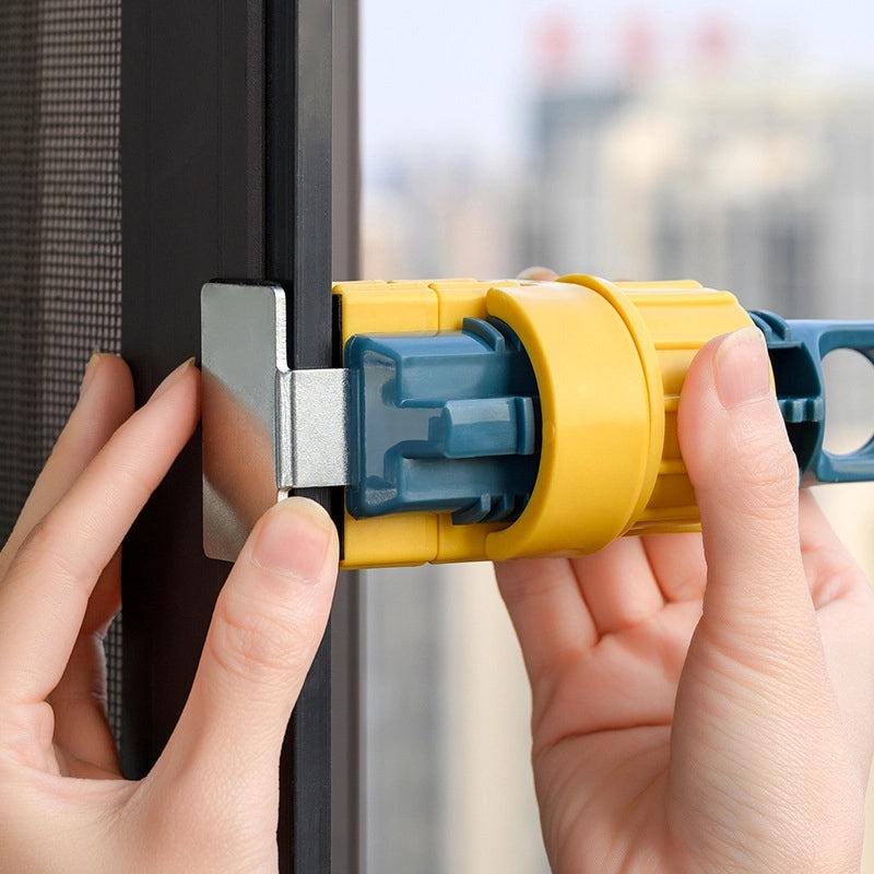 Rotating 8-Hole Elastic Snap-in Window Drying Rack | Home & Garden Accessories