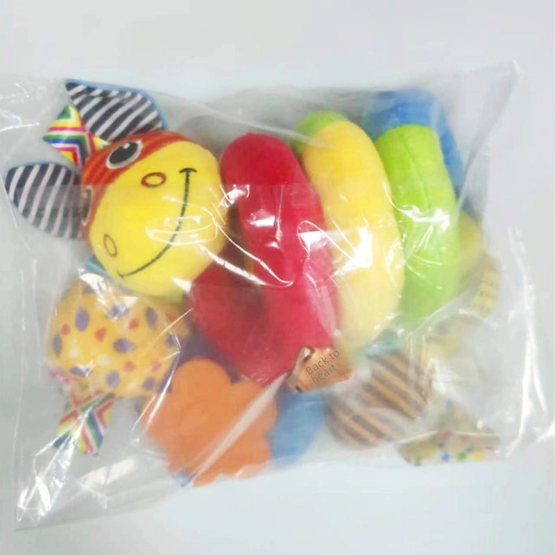 Baby Donkey Insect Plush Hanging Bell Toy for Newborns Pacifying Crib Mobile Accessory|Baby Toys & Pacifiers