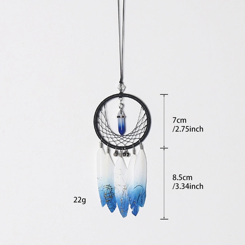 Minimalist Geometric Cotton Thread Feather Iron Ornament|Home Decor Accessories