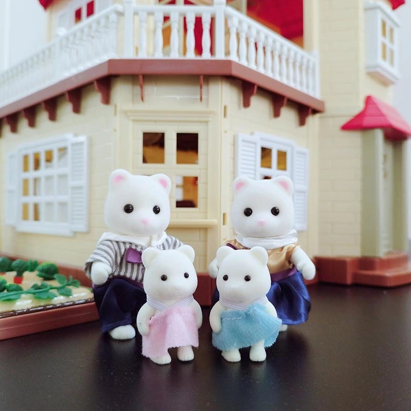 Cute Vinyl Doll Set Featuring Rabbit Squirrel and Bear Figures|Toys & Collectibles