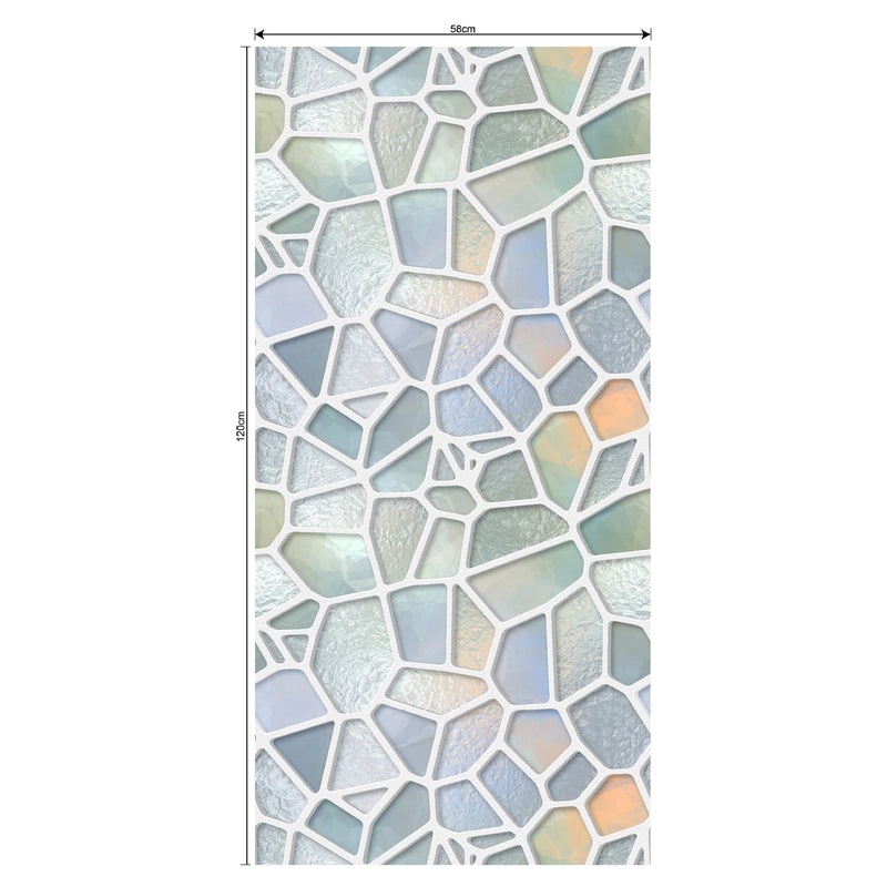 European Frosted Glass Window Film 58x120cm Electrostatic Privacy Sticker for Bathroom Toilet Renovation|Home Decor Accessories