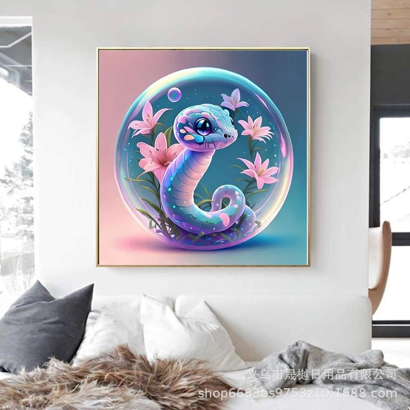 Zodiac Diamond Painting Kit for Kids DIY Round Art Home Decor Living Room Bedroom|DIY Craft Kits