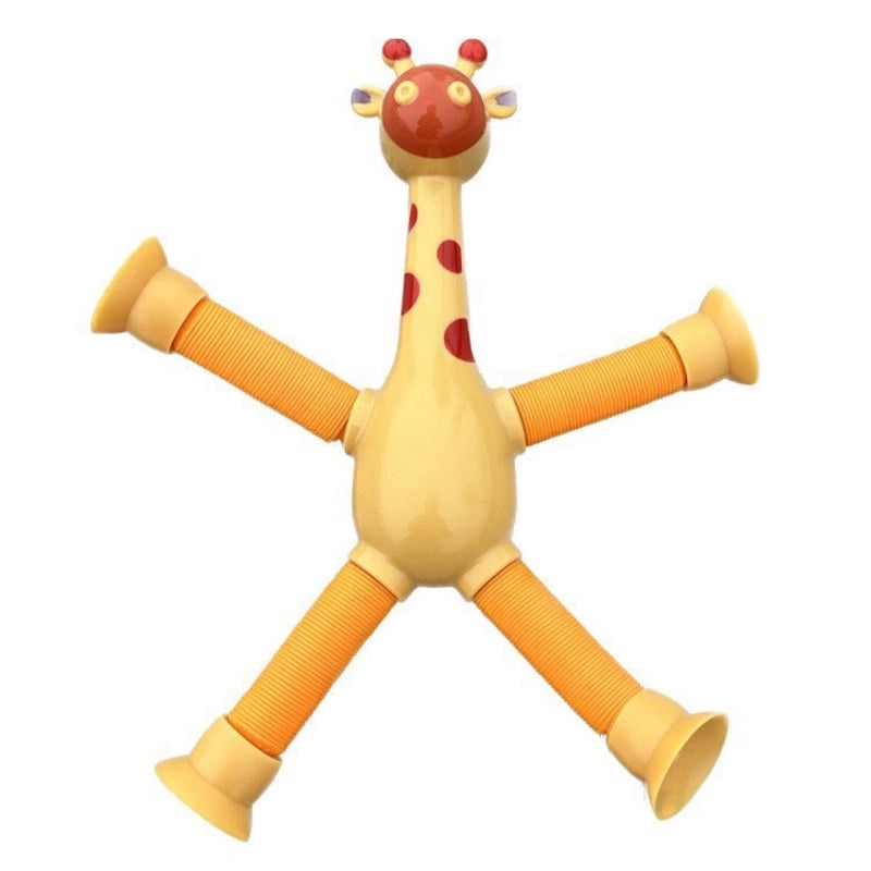 Baby Giraffe Teething Toy Soft Plastic Rattle for Infants|Baby Toys & Teething Toys