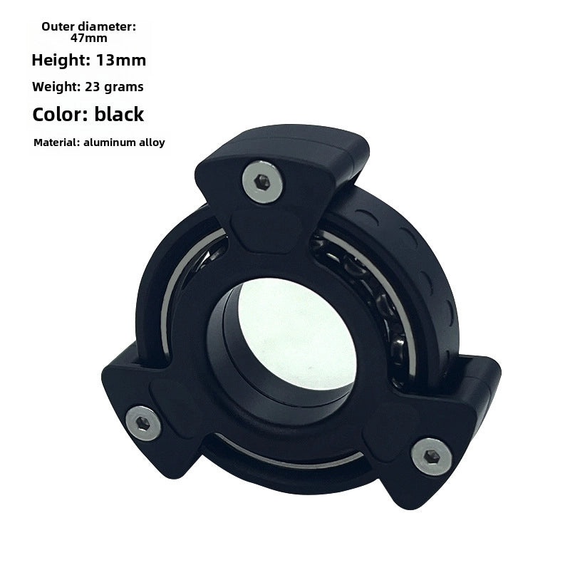 Fingertip Gyro Metal Toy Ring Second Gen Nuclear Reactor Upgrade EDC Stress Relief Decompression | EDC Toy Accessories