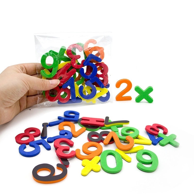 Magnetic English Alphabet and Numbers Refrigerator Stickers for Kids|Early Education Toys