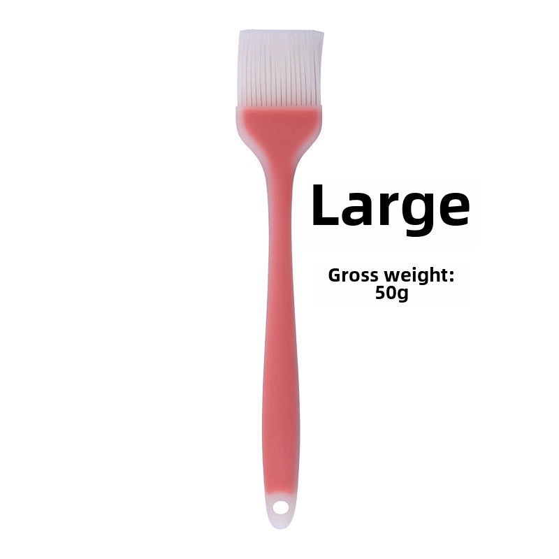 Silicone Oil Brush and Scraper for Baking One-piece Cake Cream Spatula Barbecue Brush Multipurpose Kitchen Tool|Kitchen Tools & Gadgets