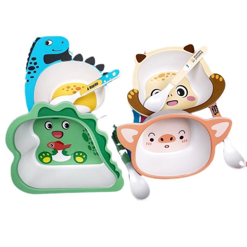 Adorable Animal Bamboo Fiber Dinnerware Set - 1 Piece|Tableware & Dining