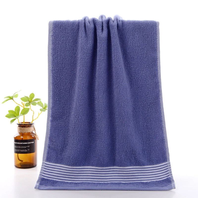 Thickened Pure Cotton Face Towel for Adults Household Water Pattern 32-Strand Durable Daily Use|Home & Living - Towels & Linens