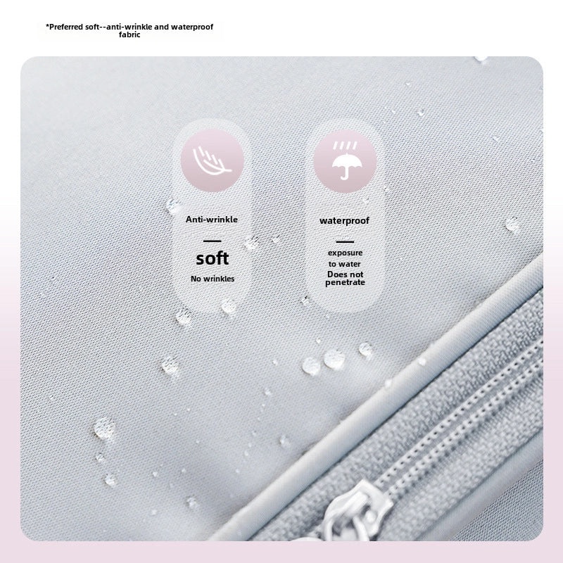 Travel Underwear Storage Bag Large Capacity Waterproof Zippered Portable Packing Organizer|Travel Accessories