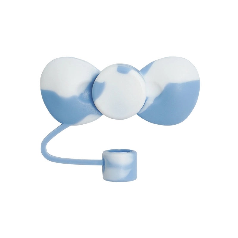 Adorable Bow Knot Silicone Straw Cap 1pc|Straw Accessories