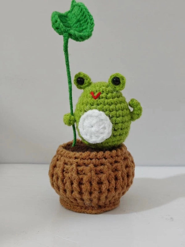 Handmade Wool Knitted Penguin Plush Toy for Stress Relief and Fun | Toys & Games