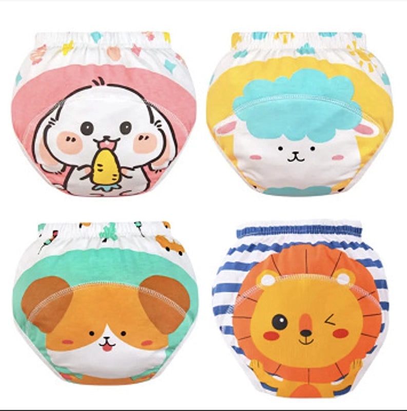 Minimalist Cute Animal Letter Cotton Baby Diaper Cover Soft Baby Accessories | Baby Clothing & Accessories