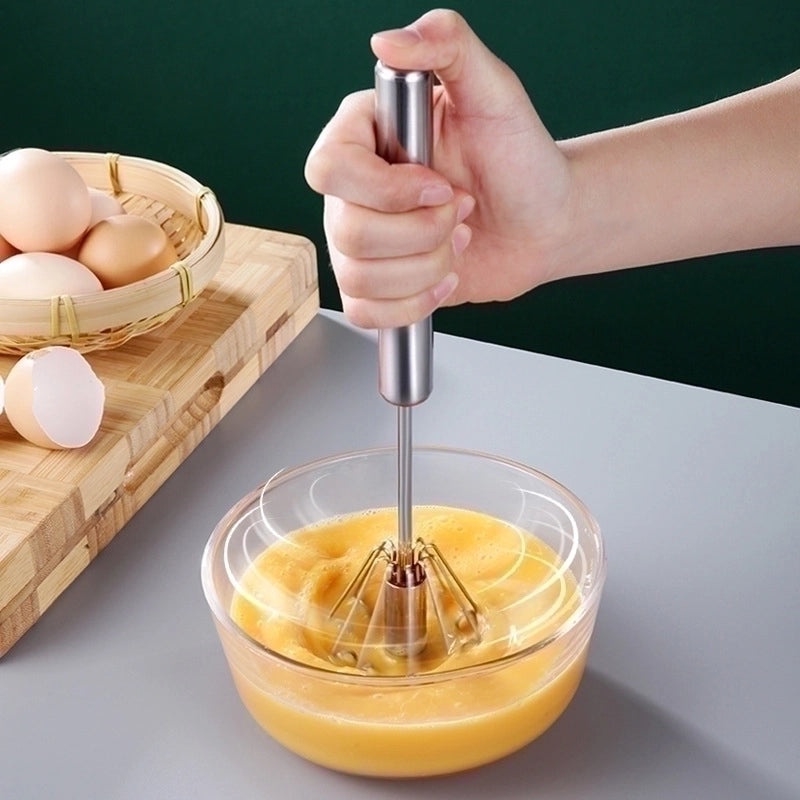 Stainless Steel Egg Beater in Solid Color for Casual Use | Kitchen Tools & Gadgets