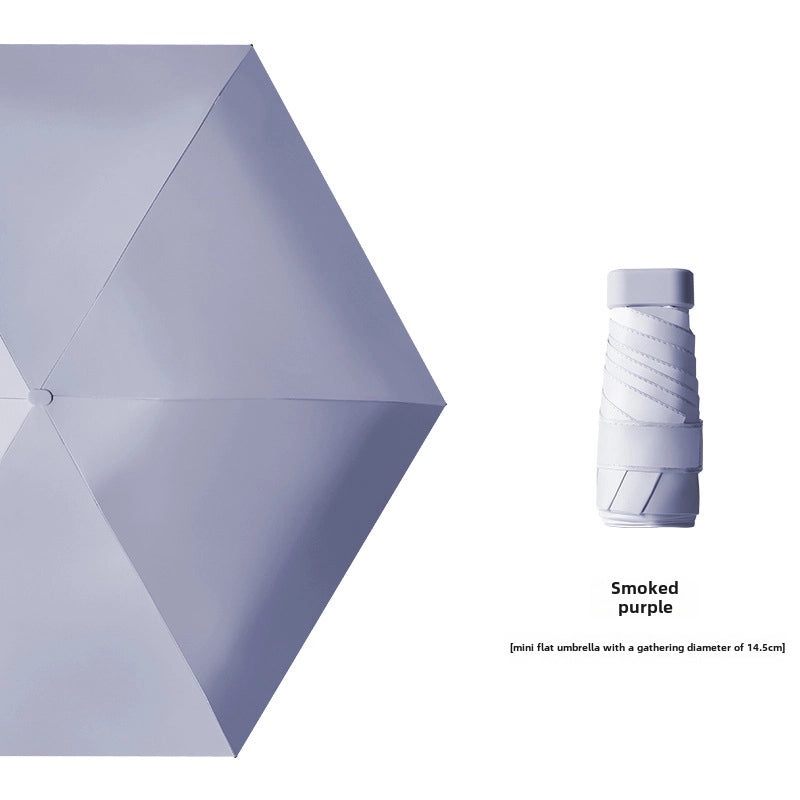 Ultra Light 60% UV Protection Folding Sun Umbrella for Women | Portable Pocket Sunshade with Custom Logo | Promotional Item | Fashion Accessories