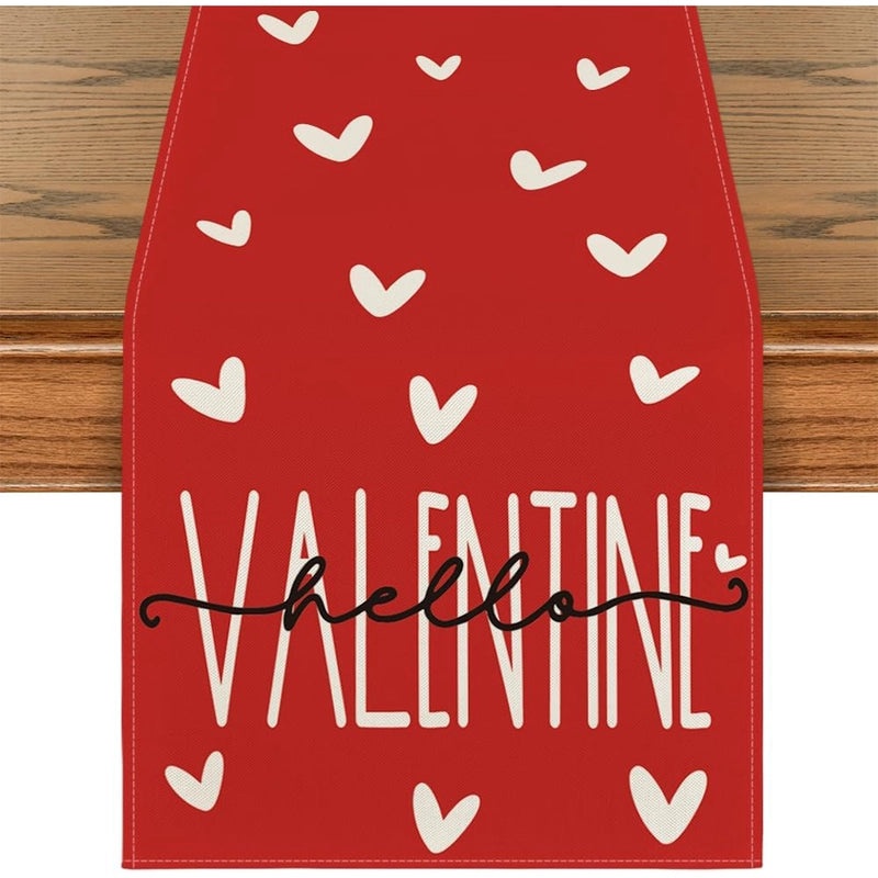 Minimalist Heart Letter Linen Pendant Necklace for Valentine's Day | Jewelry & Accessories