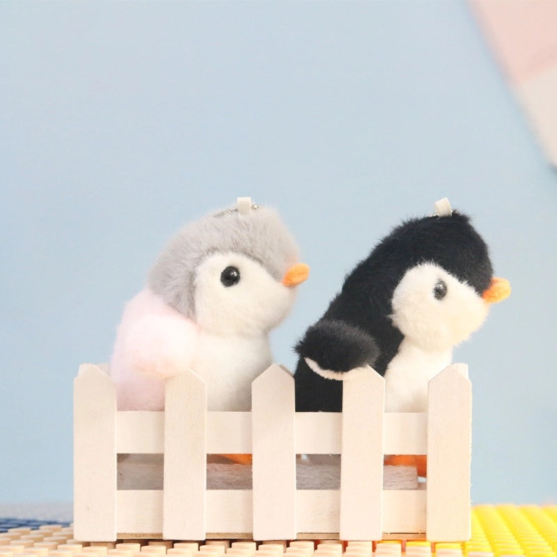Cute Japanese Penguin Plush Doll Keychain Pendant for Couples Students Boys Girls Gift|Keychains & Bag Charms