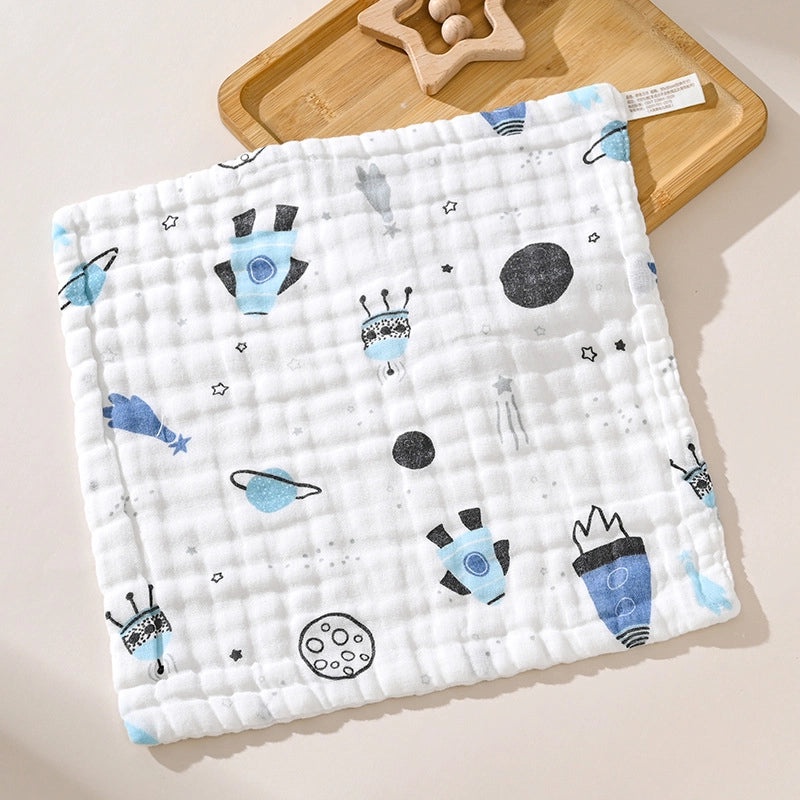 Adorable Cartoon Fruit and Fish Baby Burp Cloths Soft Infant Accessories|Baby Essentials