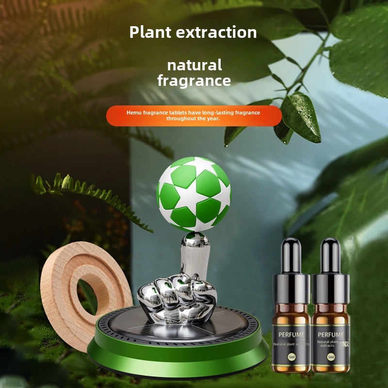 Solar Powered Car Air Freshener Hanging Ornament Long-Lasting Fragrance Odor Eliminator|Car Accessories