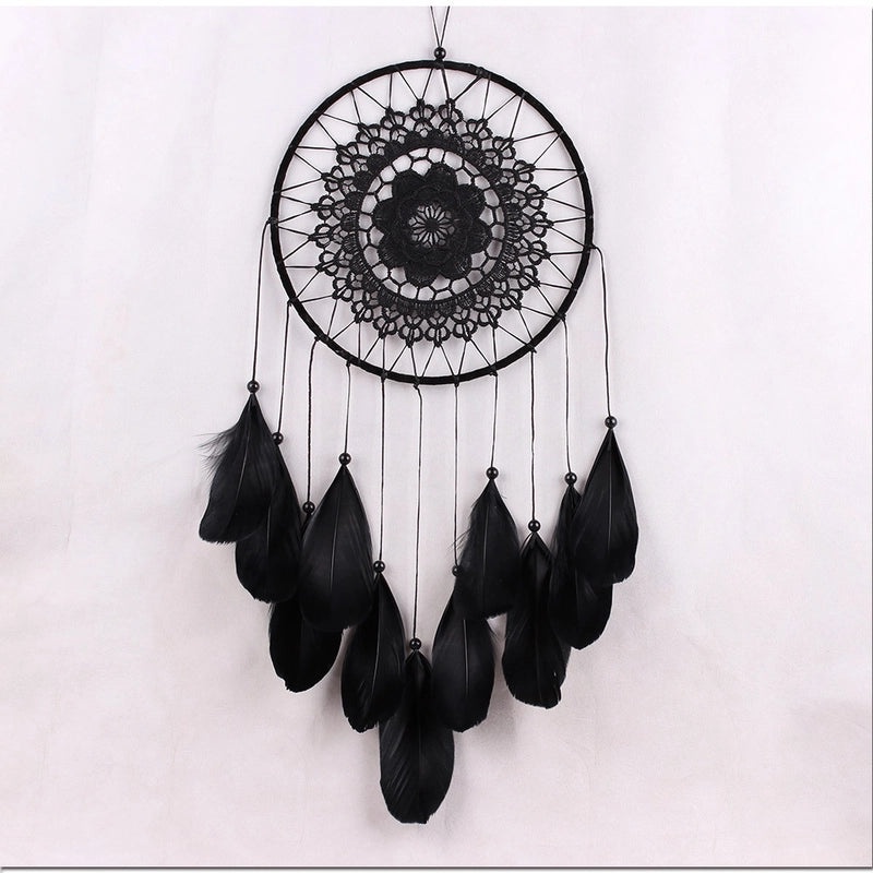 Goose Feather Floating Lace Dream Catcher Handmade Creative Home Hanging Decoration|Home Decor