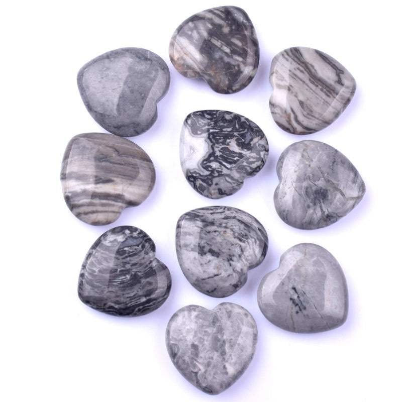 Pink 20mm Heart-Shaped Amethyst Crystal Ornament | Jewelry & Accessories