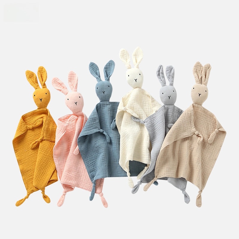 Soft Cotton Baby Rabbit Soothing Doll Blanket with Antennae | Baby Comfort Toys