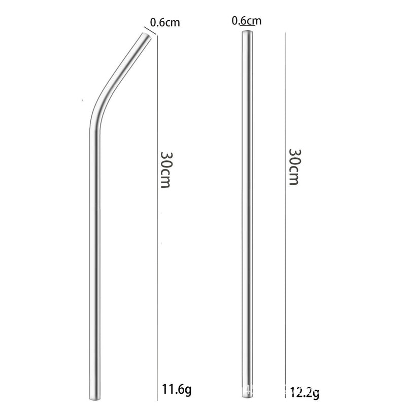 304 Stainless Steel Reusable Straw Solid Color for Casual Vacation | Drinkware & Bar Accessories