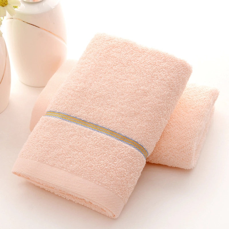 Thickened Pure Cotton Face Towel for Adults Household Water Pattern 32-Strand Durable Daily Use|Home & Living - Towels & Linens