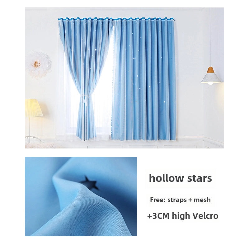 无痕免打孔遮光窗帘贴|家居日用窗帘遮阳用品