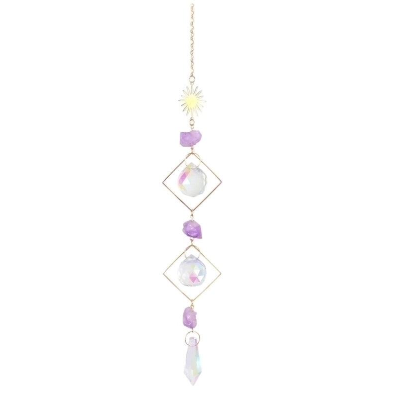 Elegant Moon-Shaped Crystal Water Droplet Pendant Necklace | Jewelry & Accessories