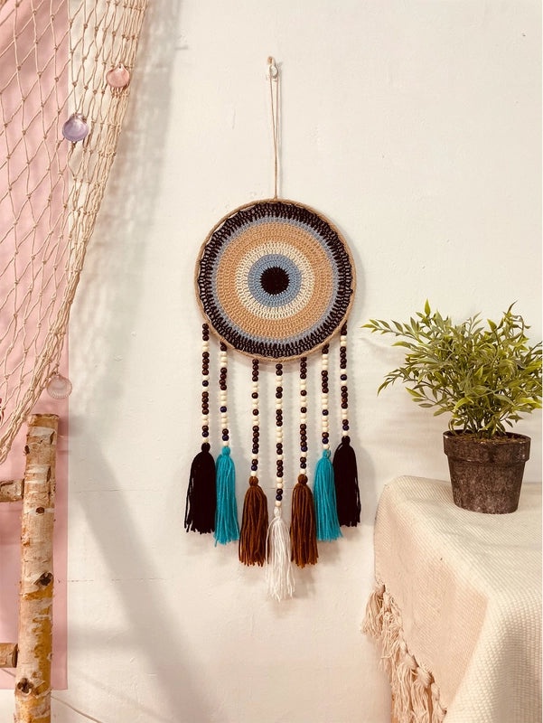 Devil's Eye Wood Pendant for Vacation | Jewelry & Accessories