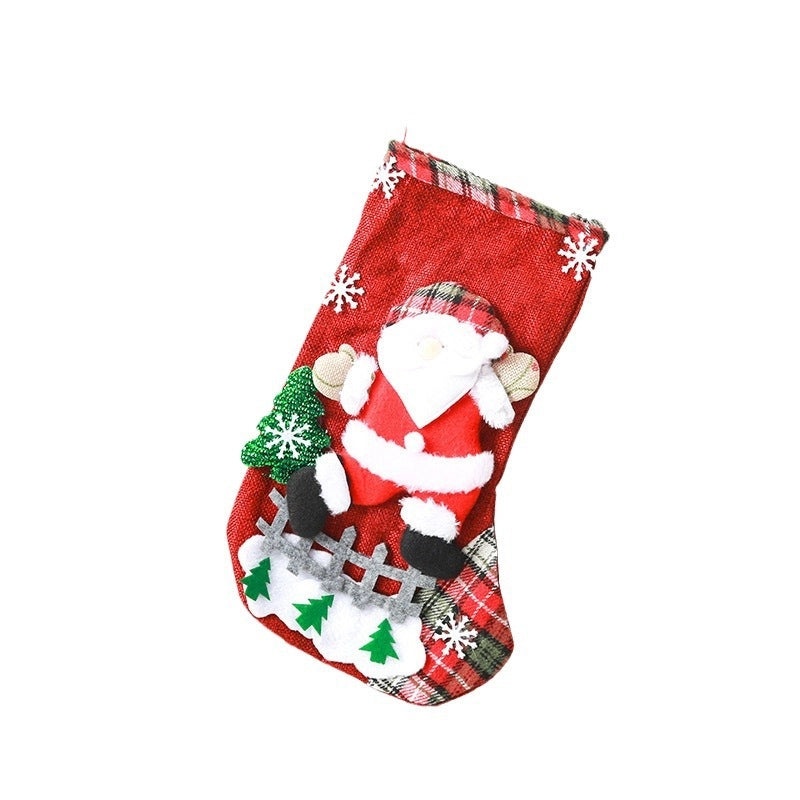Christmas Gift Bag for Jewelry Candy Socks | Holiday Packaging & Decoration Accessories