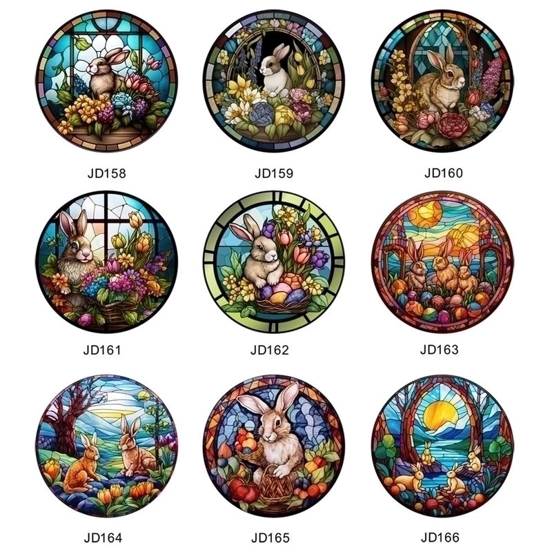 Cute Pastoral Rabbit PVC Wall Decal|Home Decor Wall Stickers