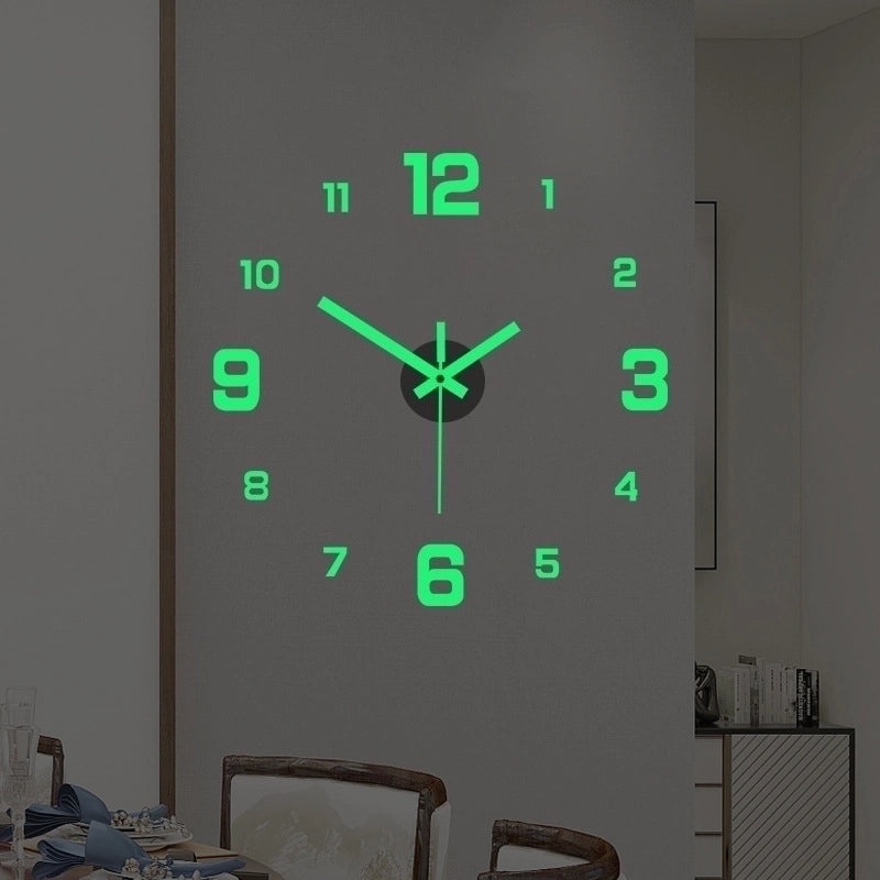 Stylish Round Acrylic Wall Clock for Modern Home Decor|Home Decor & Clocks