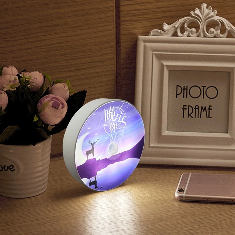 Rechargeable Dimmable Night Light for Student Dorm Bedroom | Home Lighting